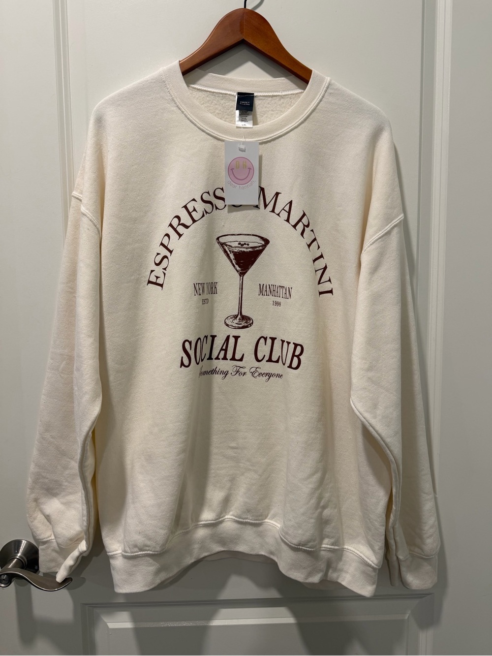 Espresso Martini Soft Cream Crewneck